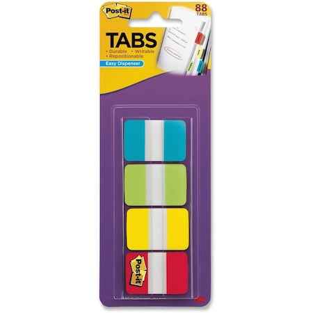 POST-IT Tab, Post-It, Solid, 1"", Assrt Pk MMM686ALYR1IN